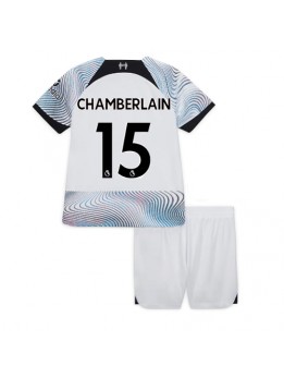 Liverpool Chamberlain #15 Auswärts Trikotsatz für Kinder 2022-23 Kurzarm (+ Kurze Hosen)